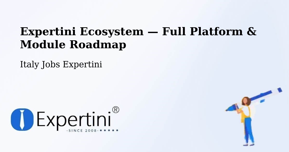 Expertini Ecosystem — Full Platform & Module Roadmap – Agrigento