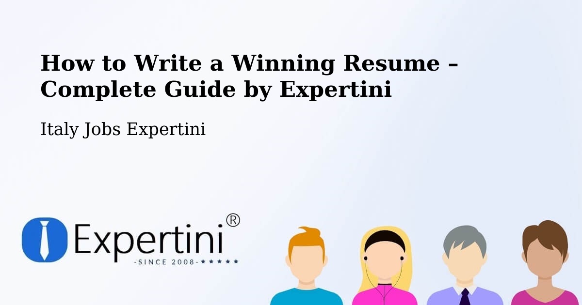 Resume Writing Guide for Job Seekers – Agrigento - Agrigento, Italy Jobs Expertini